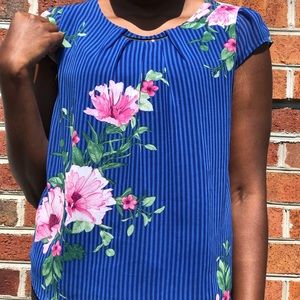 Lily White Floral blouse